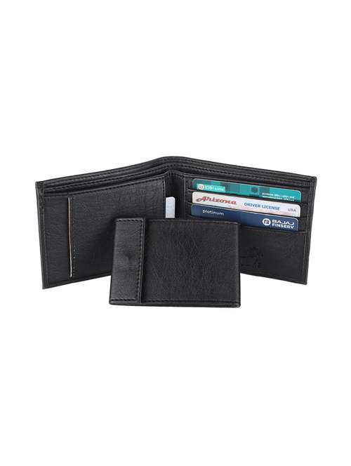black leatherette wallet - 19708054 -  Standard Image - 0