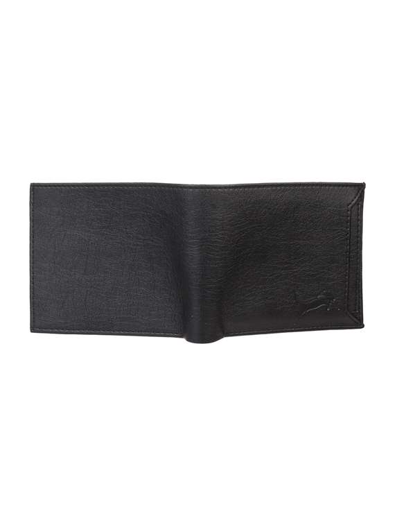 black leatherette wallet - 19708055 - Standard Image - 1