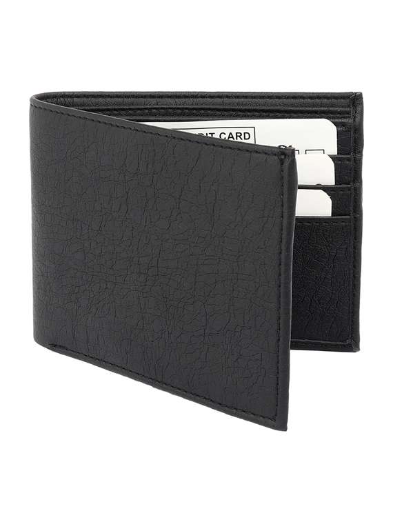 black leatherette wallet - 19708056 - Standard Image - 4