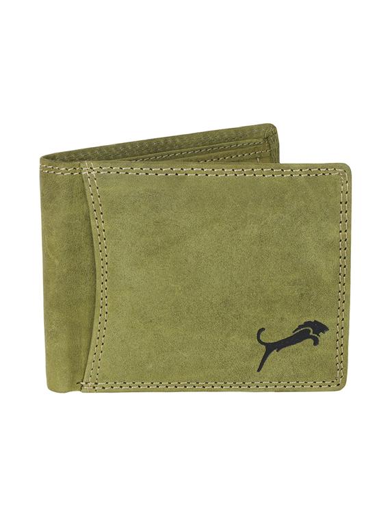 green genuine leather wallet - 19708086 - Zoom Image - 0