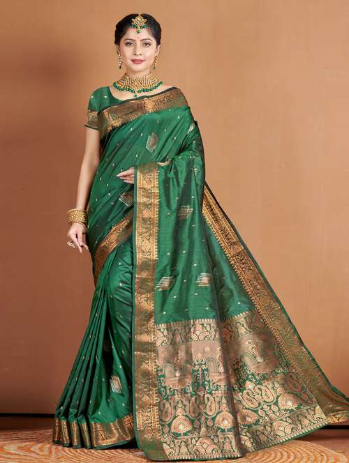women's banarasi saree with blouse - 19708631 -  Standard Image - 0