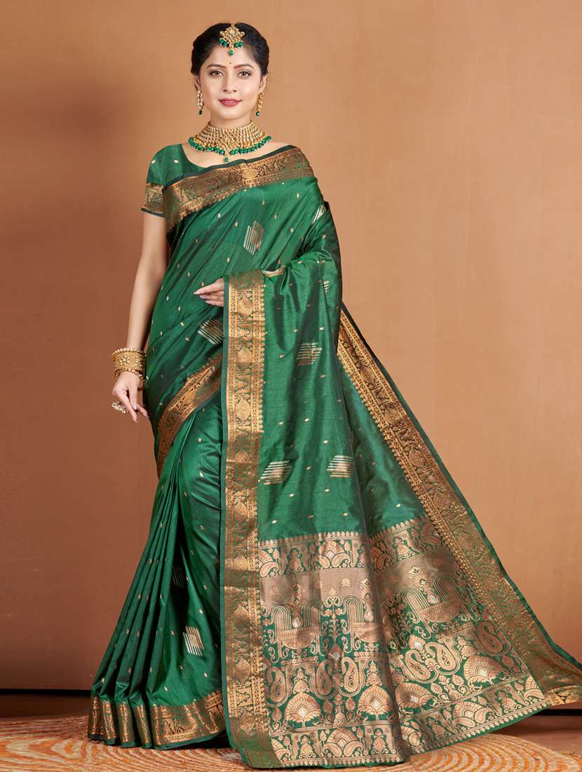women's banarasi saree with blouse