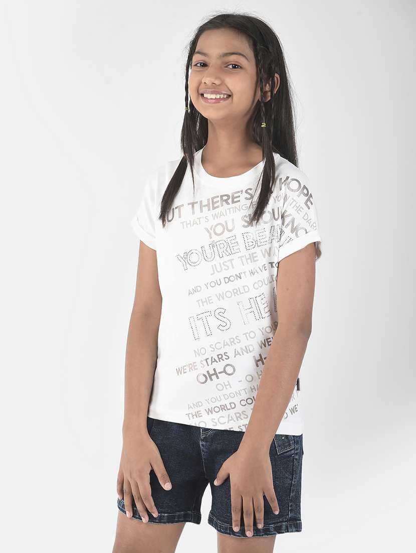 printed cotton blend regular tee - 19710928 -  Standard Image - 1