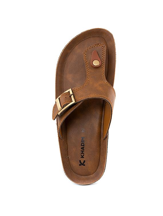 brown toe separator sandal - 19710972 - Standard Image - 4