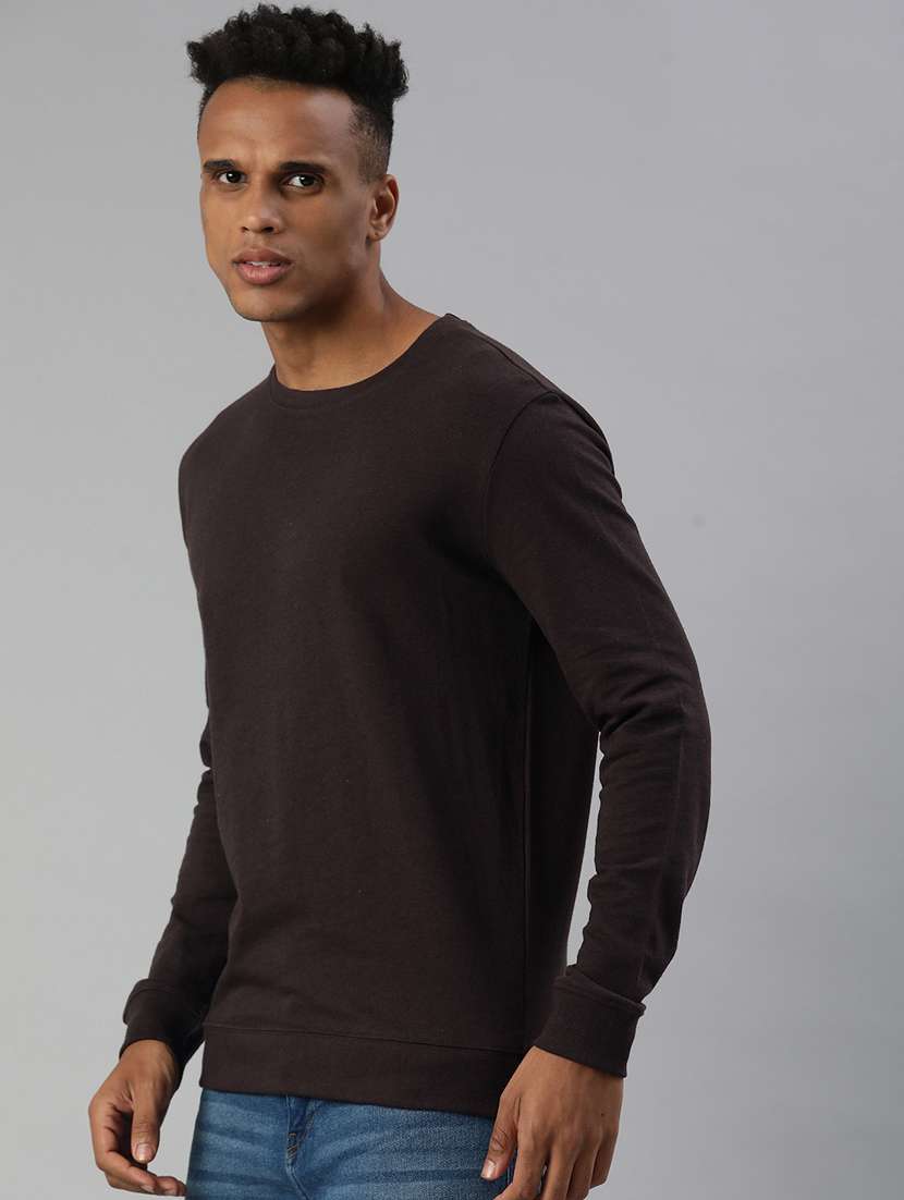 mens plain sweatshirt - 19714464 - Standard Image - 1