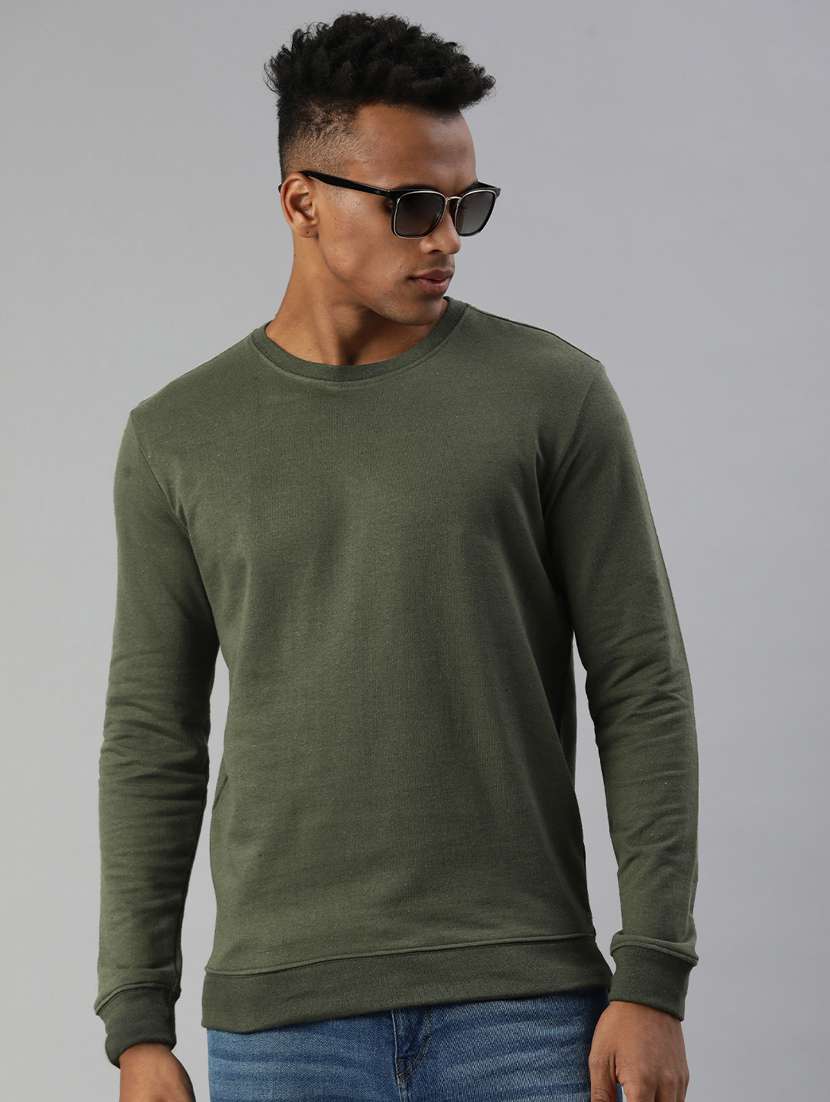 mens plain sweatshirt