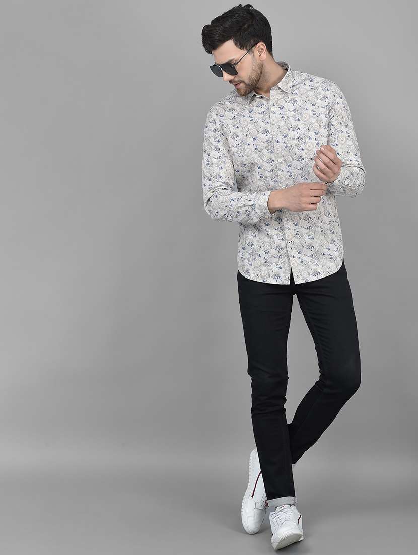 mens florals casual shirt - 19716549 -  Standard Image - 4