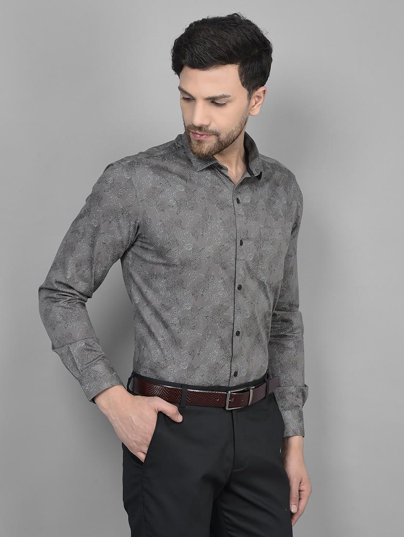 mens florals formal shirt - 19716557 - Standard Image - 1