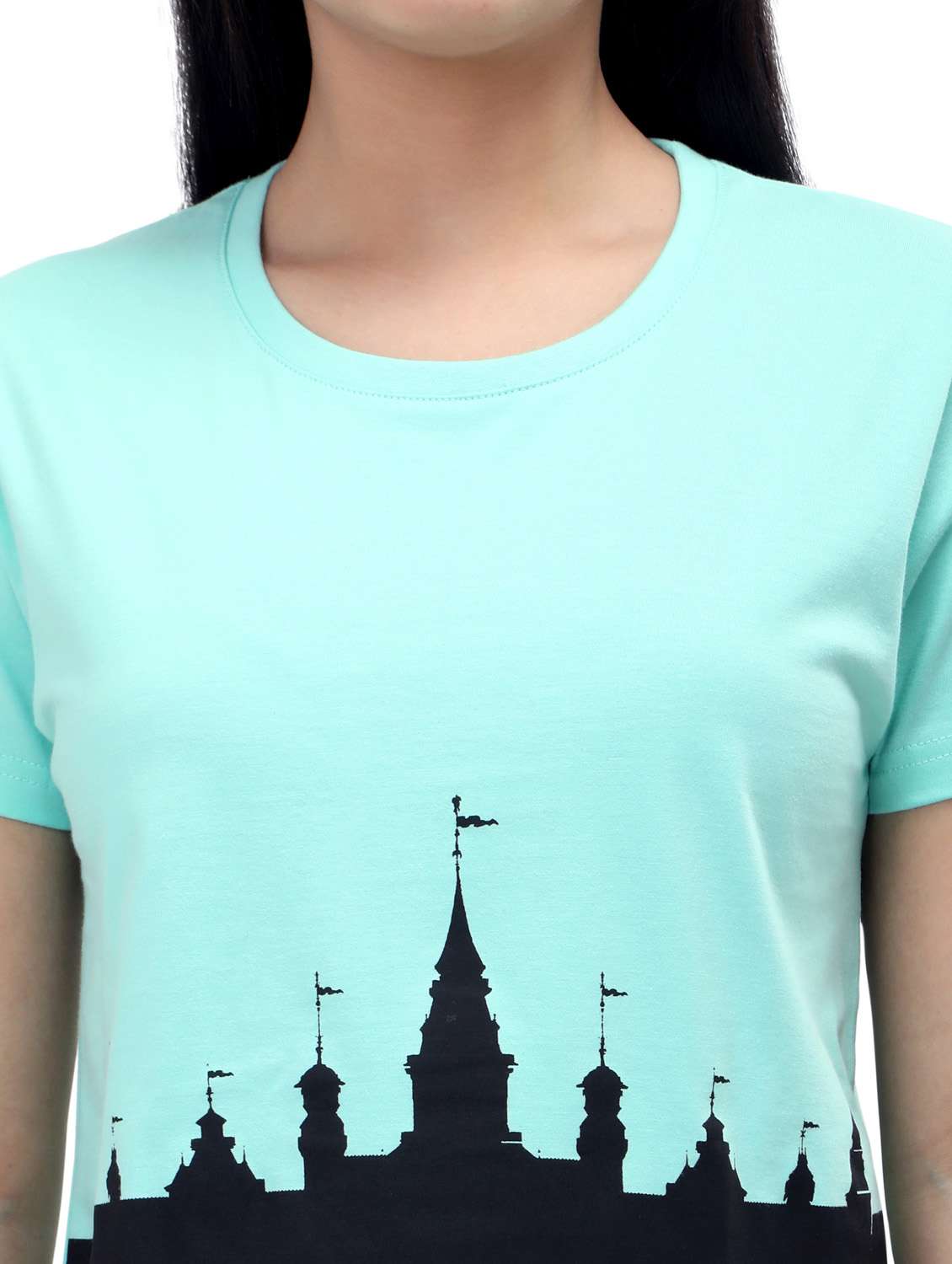 women's crop crew neck top - 19717646 -  Standard Image - 6