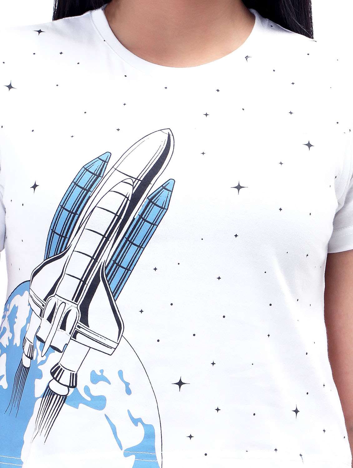 women's crop crew neck top - 19717667 -  Standard Image - 6