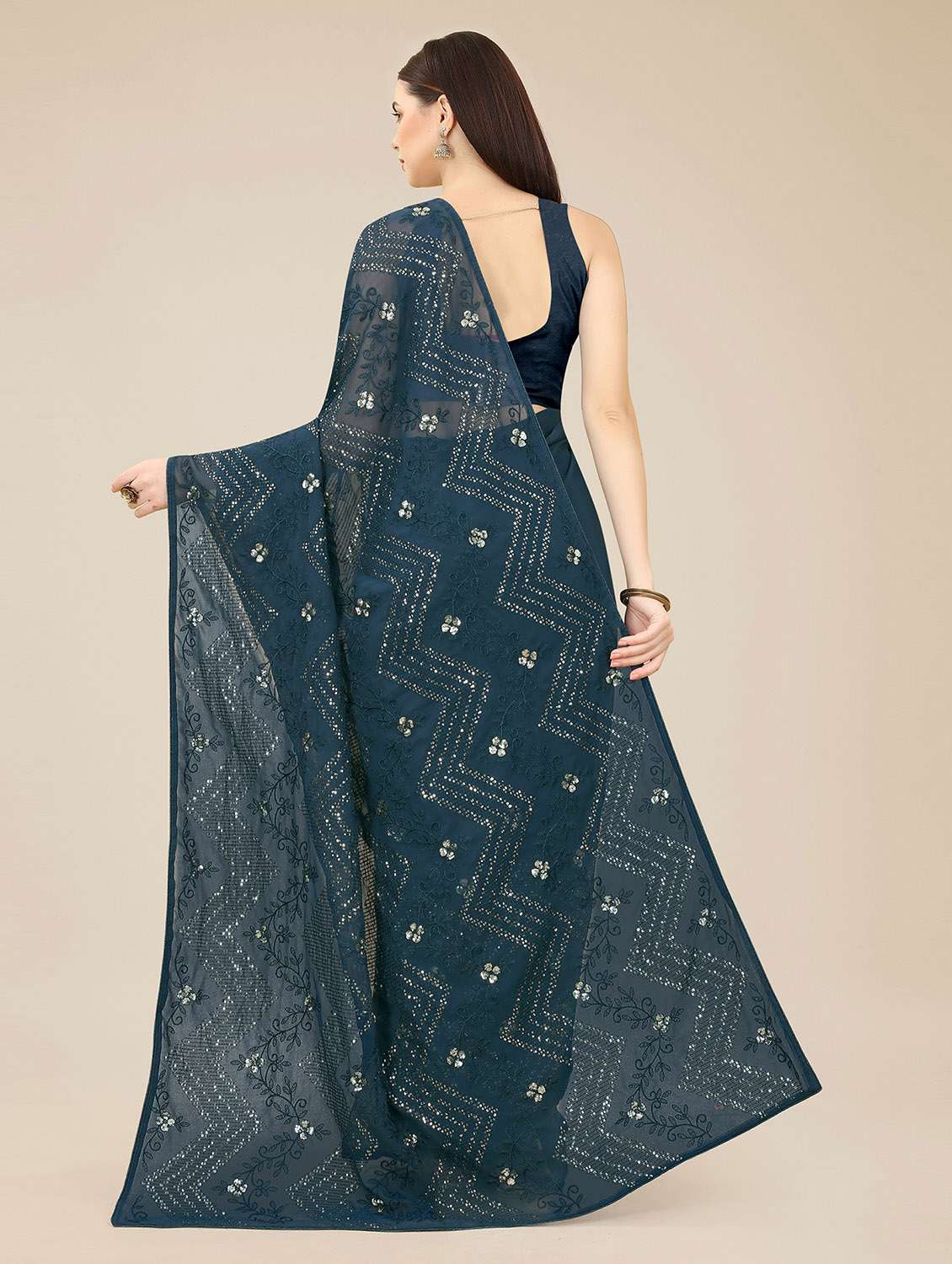 women's embellished saree with blouse - 19717914 -  Standard Image - 1