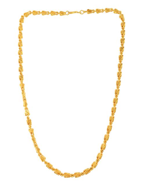 gold plated chain necklace - 19718370 - Standard Image - 0
