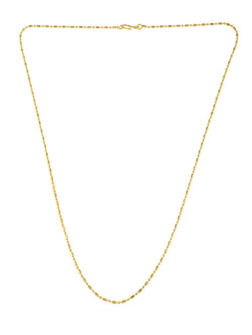 gold plated chain necklace - 19718374 -  Standard Image - 0