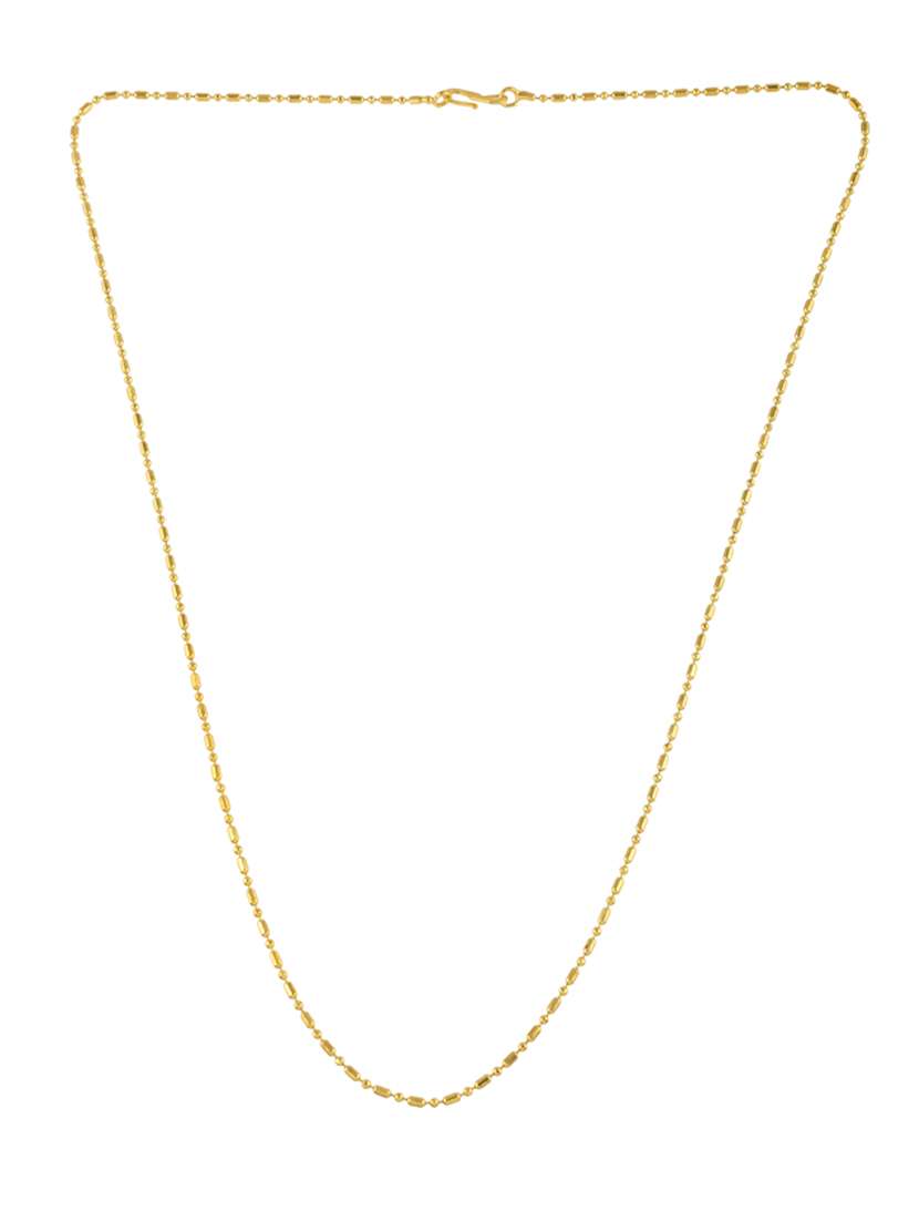 gold plated chain necklace - 19718374 -  Zoom Image - 0