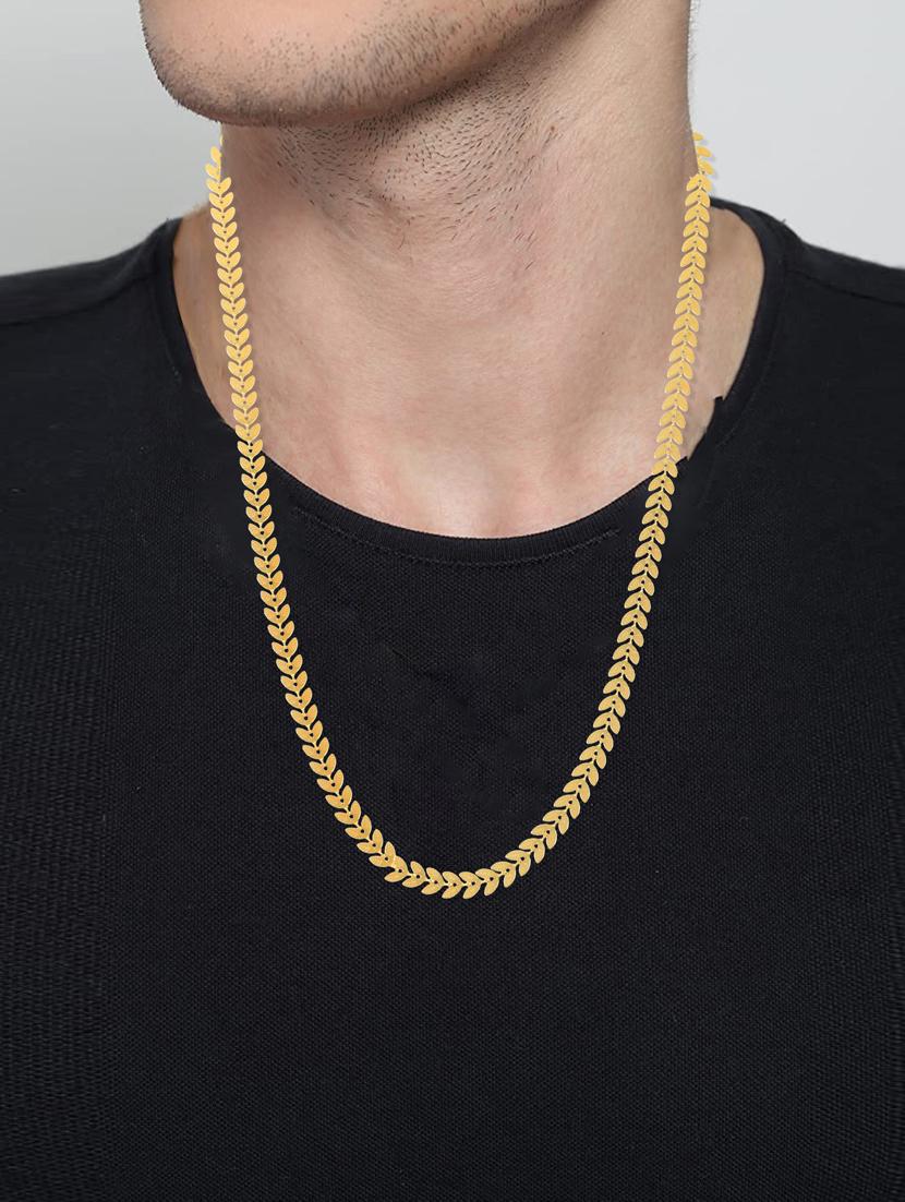 gold plated chain necklace - 19718377 - Standard Image - 4