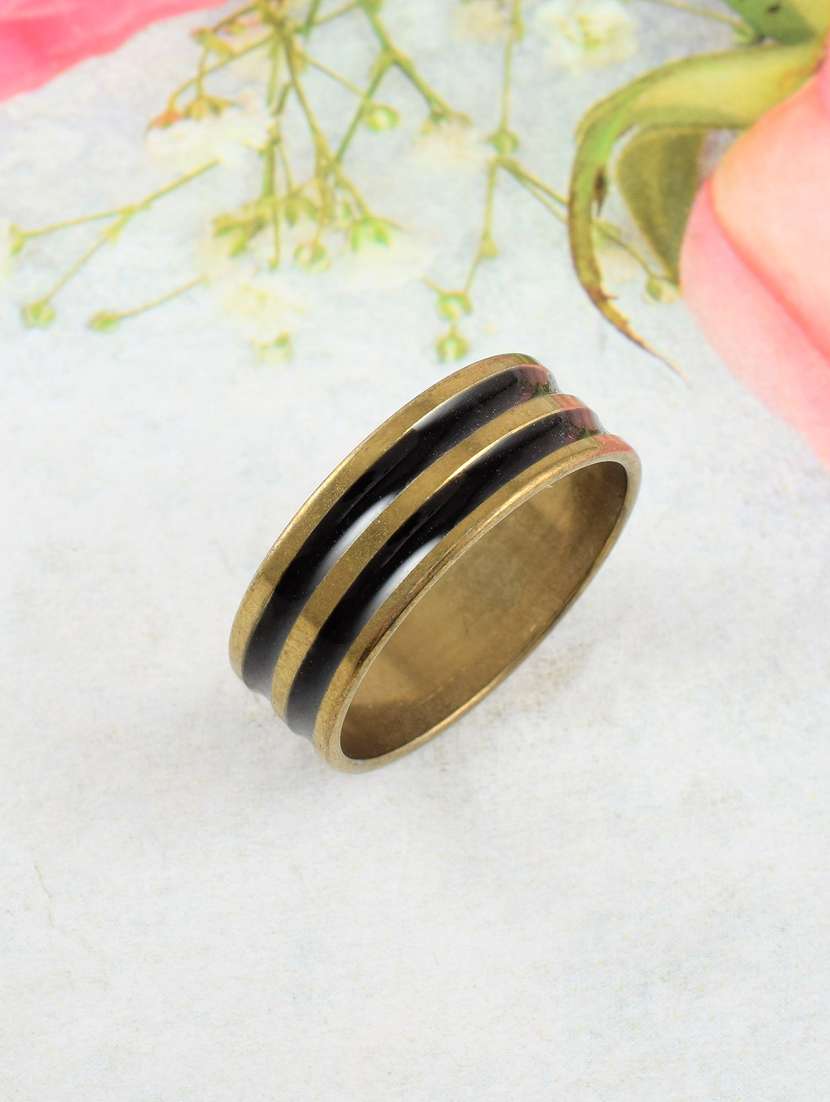 gold plated finger ring - 19718393 - Standard Image - 1