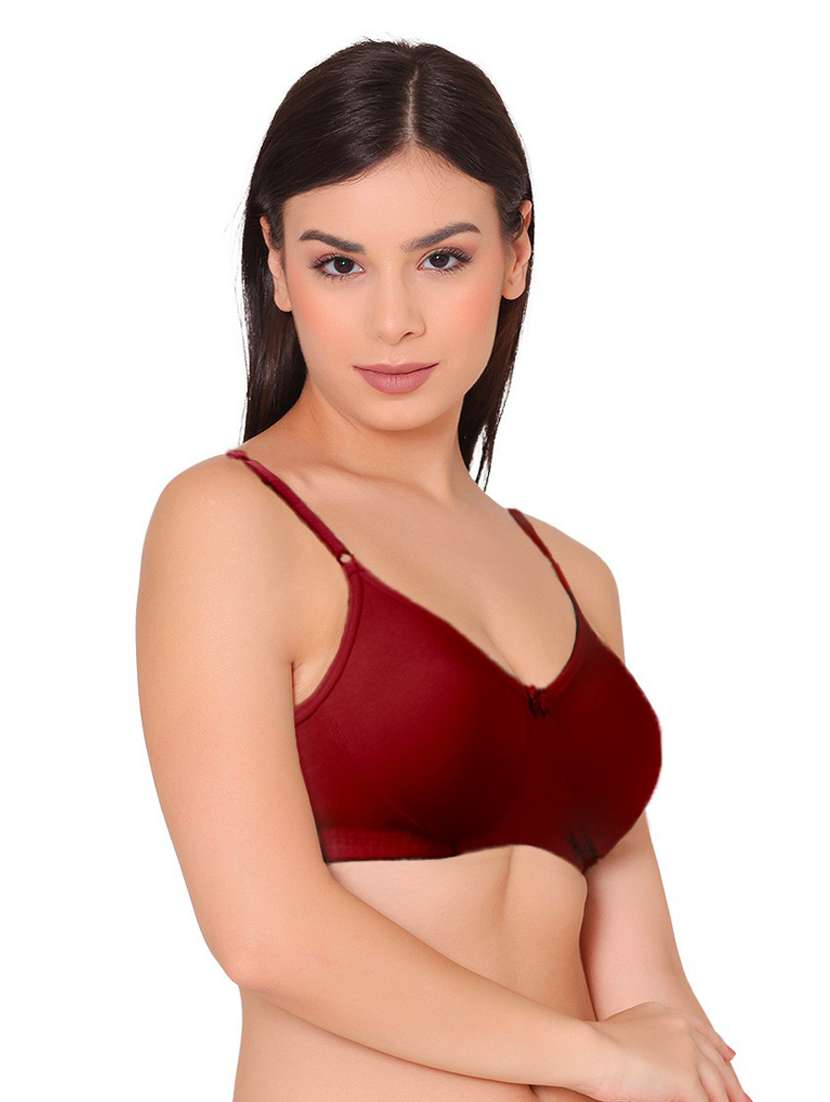 red cotton tshirt bra - 19718414 -  Standard Image - 1