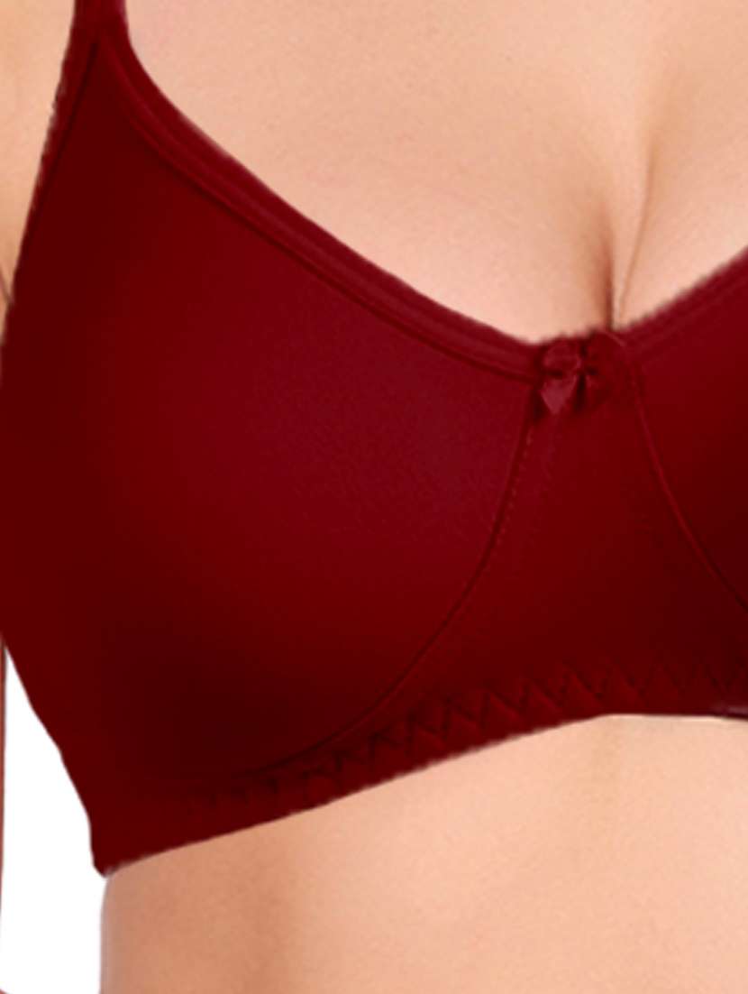 red cotton tshirt bra - 19718414 -  Standard Image - 4