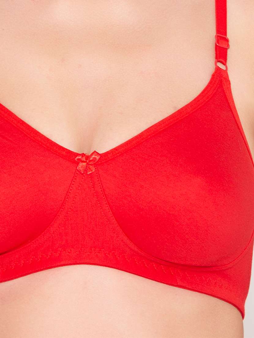 red cotton tshirt bra - 19718418 -  Standard Image - 4