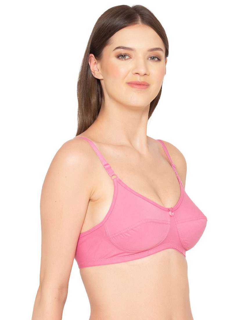 pink cotton tshirt bra - 19718421 -  Standard Image - 1