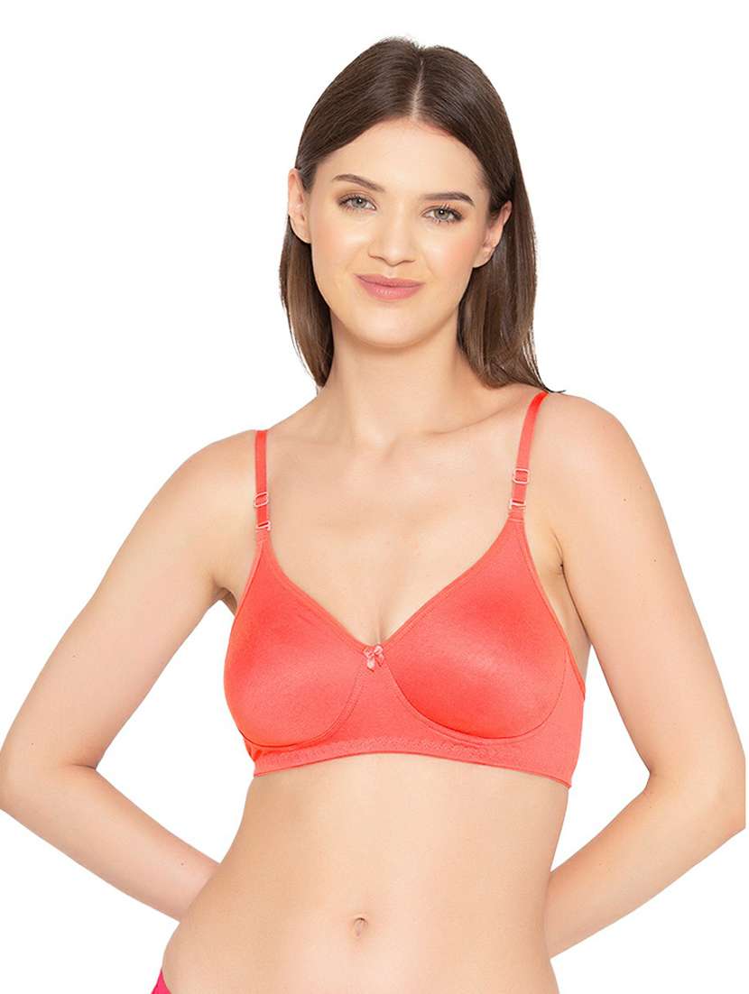 pink cotton tshirt bra - 19718423 -  Standard Image - 1