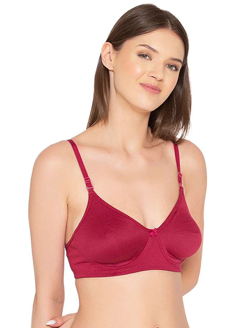 red cotton tshirt bra - 19718424 -  Standard Image - 1