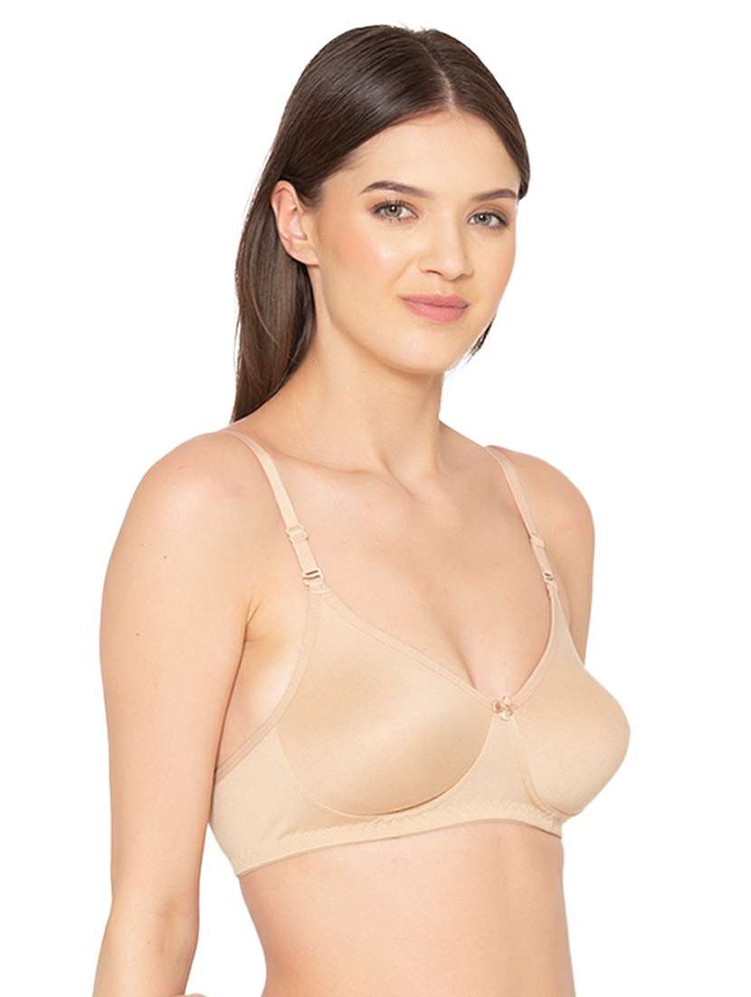 beige cotton tshirt bra - 19718425 -  Standard Image - 1