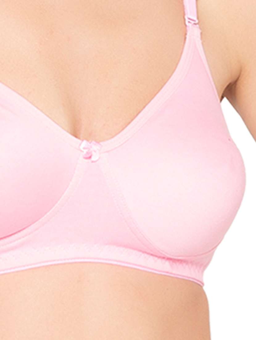 pink cotton tshirt bra - 19718426 -  Standard Image - 4