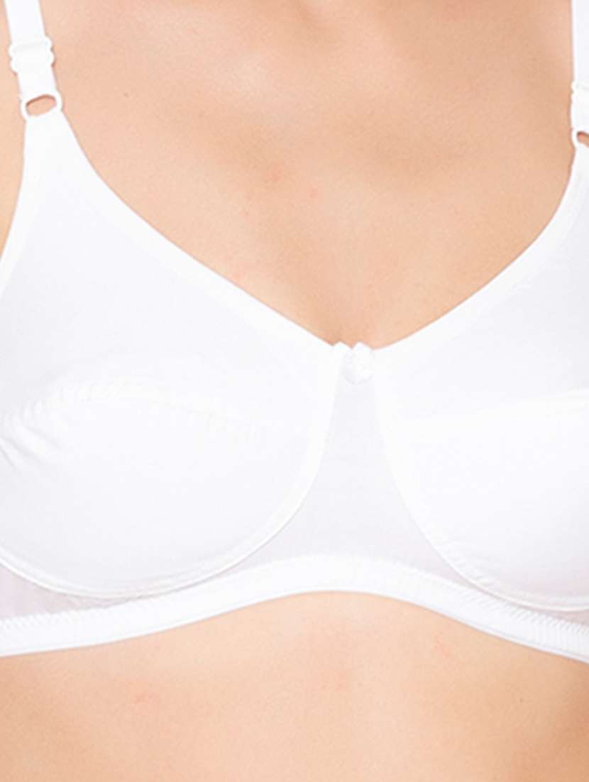 white cotton tshirt bra - 19718436 -  Standard Image - 4