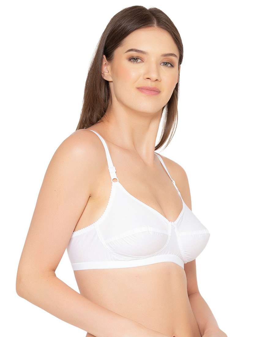 white cotton tshirt bra - 19718449 -  Standard Image - 1