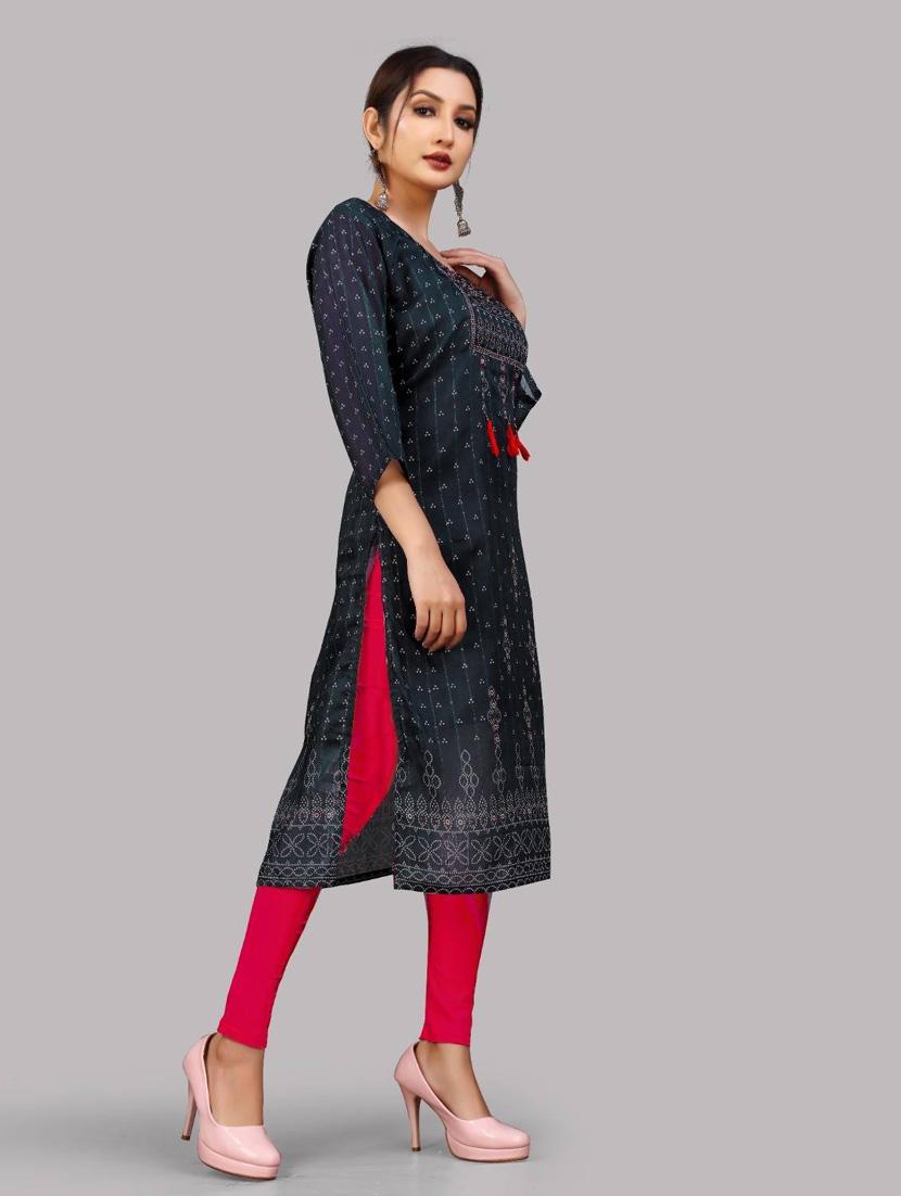 women's straight kurta - 19718484 - Standard Image - 1
