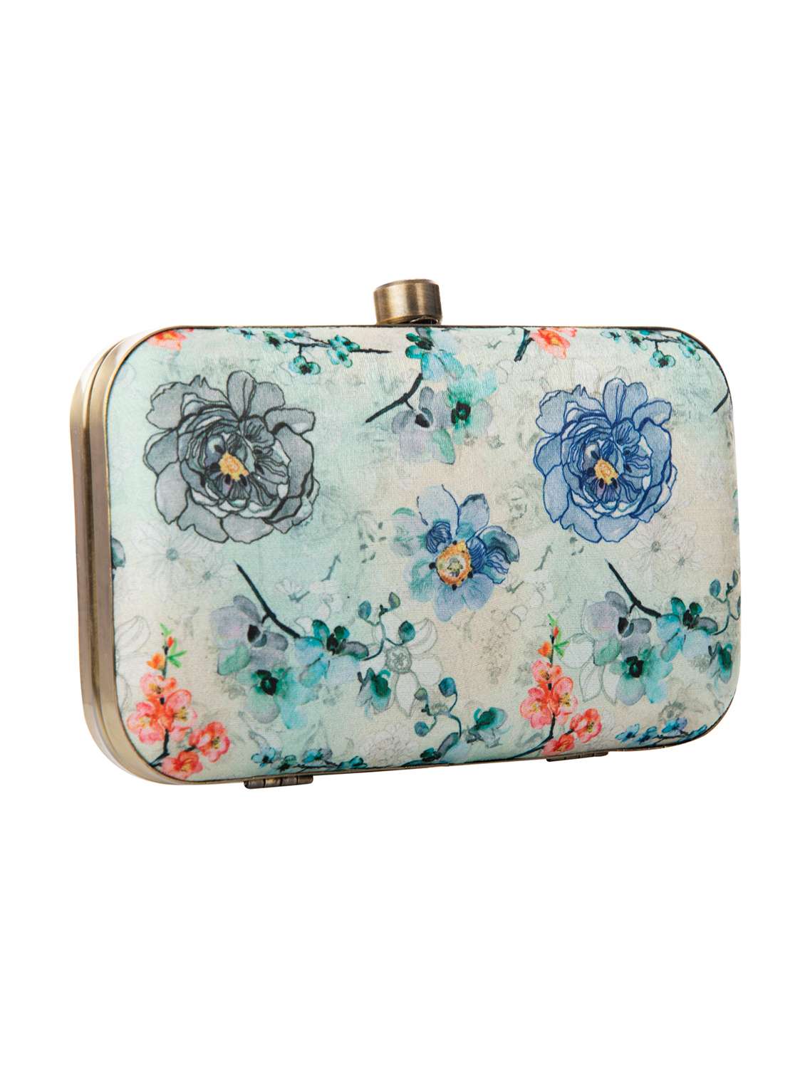 women floral printed box clutch - 19718669 -  Standard Image - 4