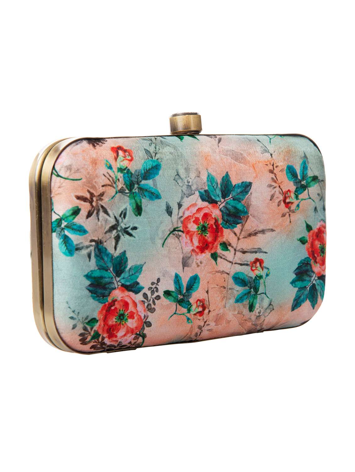 women floral printed box clutch - 19718670 -  Standard Image - 4