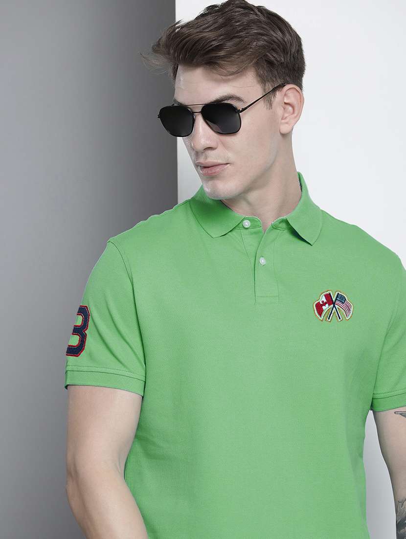 mens solid polo t-shirt  - 19718764 -  Standard Image - 1