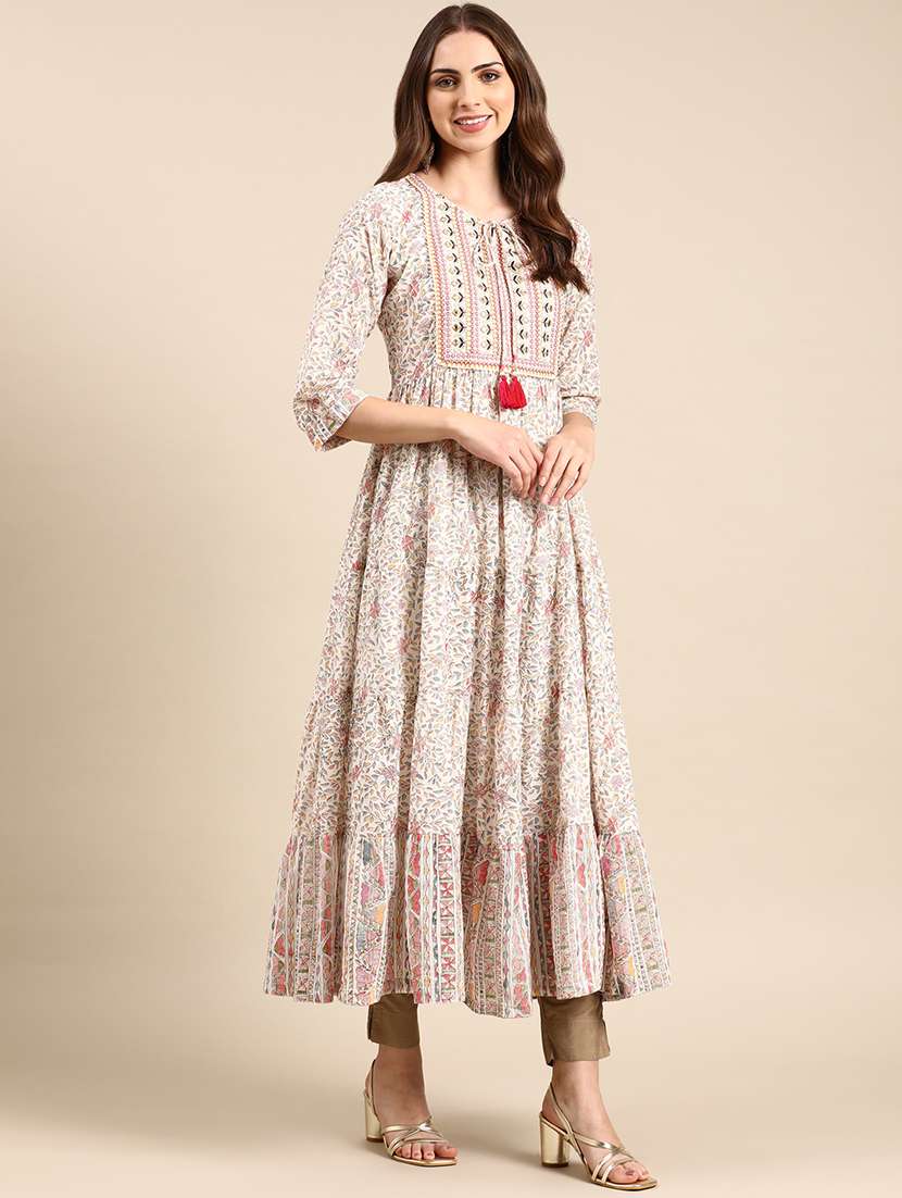 women's flared kurta - 19719203 -  Standard Image - 1