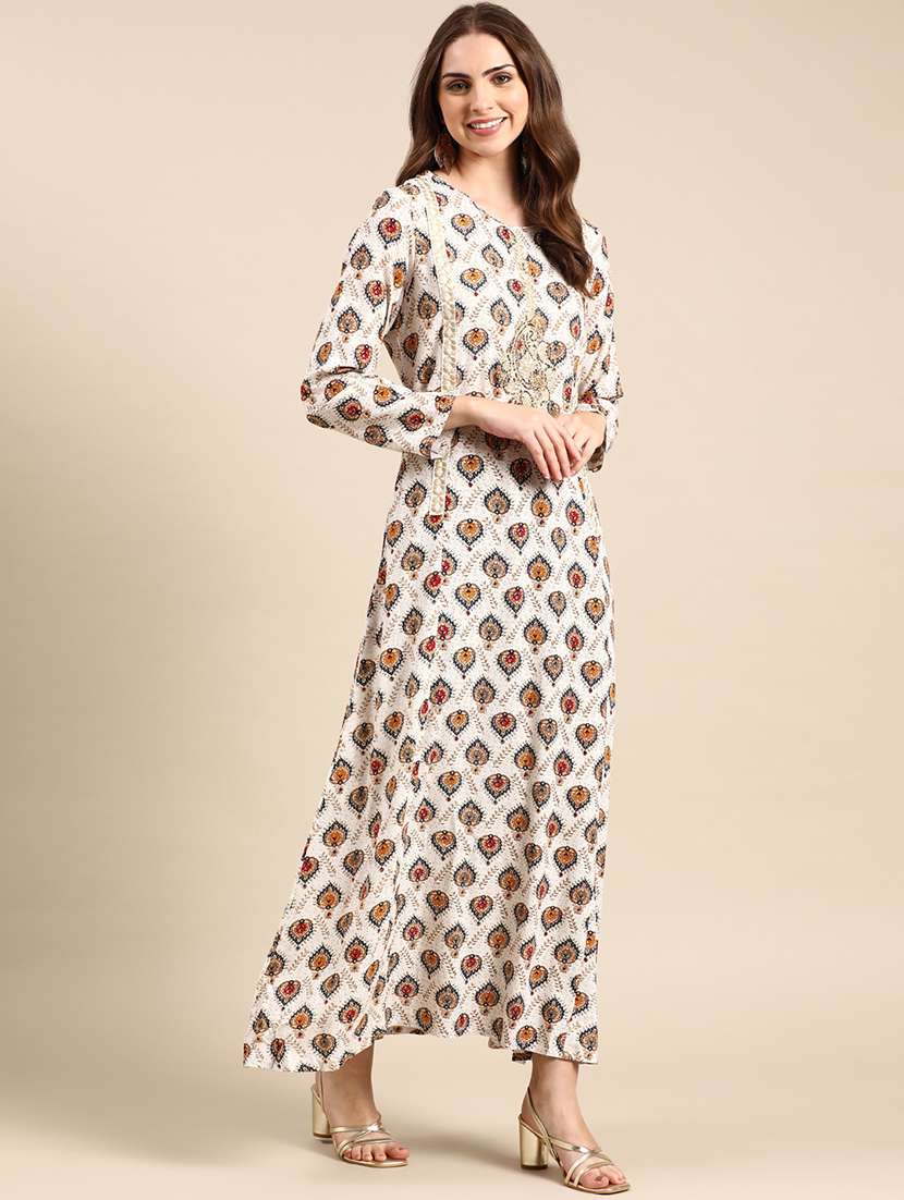 women's flared kurta - 19719219 -  Standard Image - 1