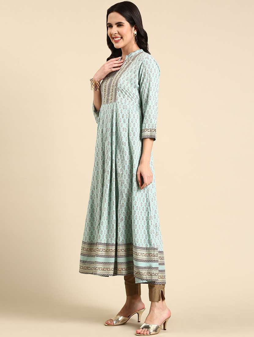women's flared kurta - 19719220 - Standard Image - 1