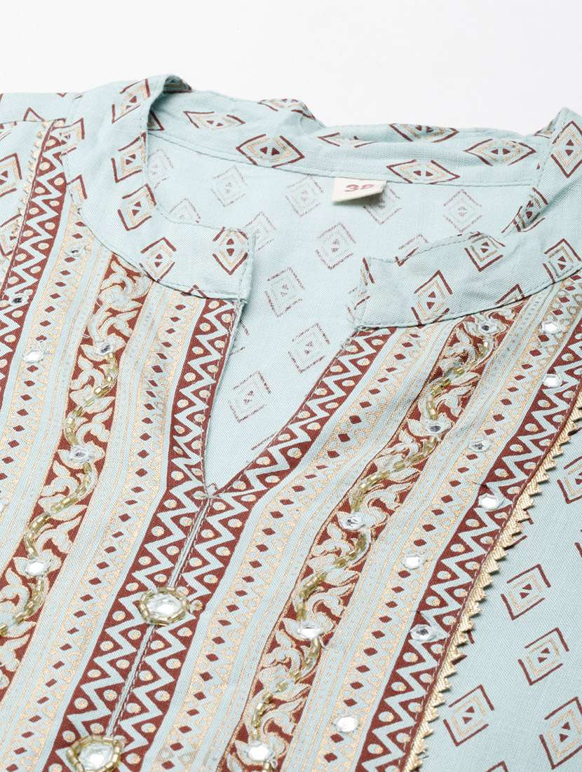 women's flared kurta - 19719220 - Standard Image - 4