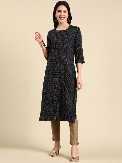 women's straight kurta - 19719222 - Standard Image - 0