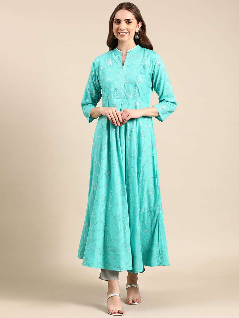 women's flared kurta