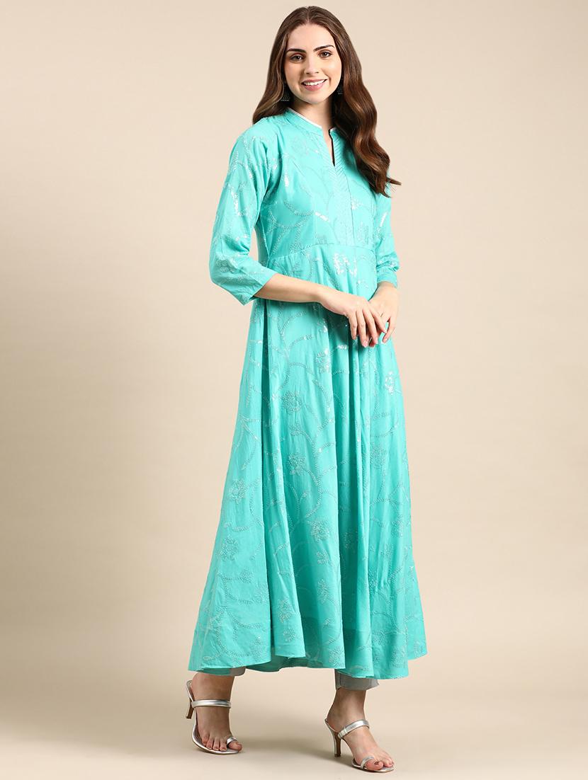 women's flared kurta - 19719225 - Standard Image - 1