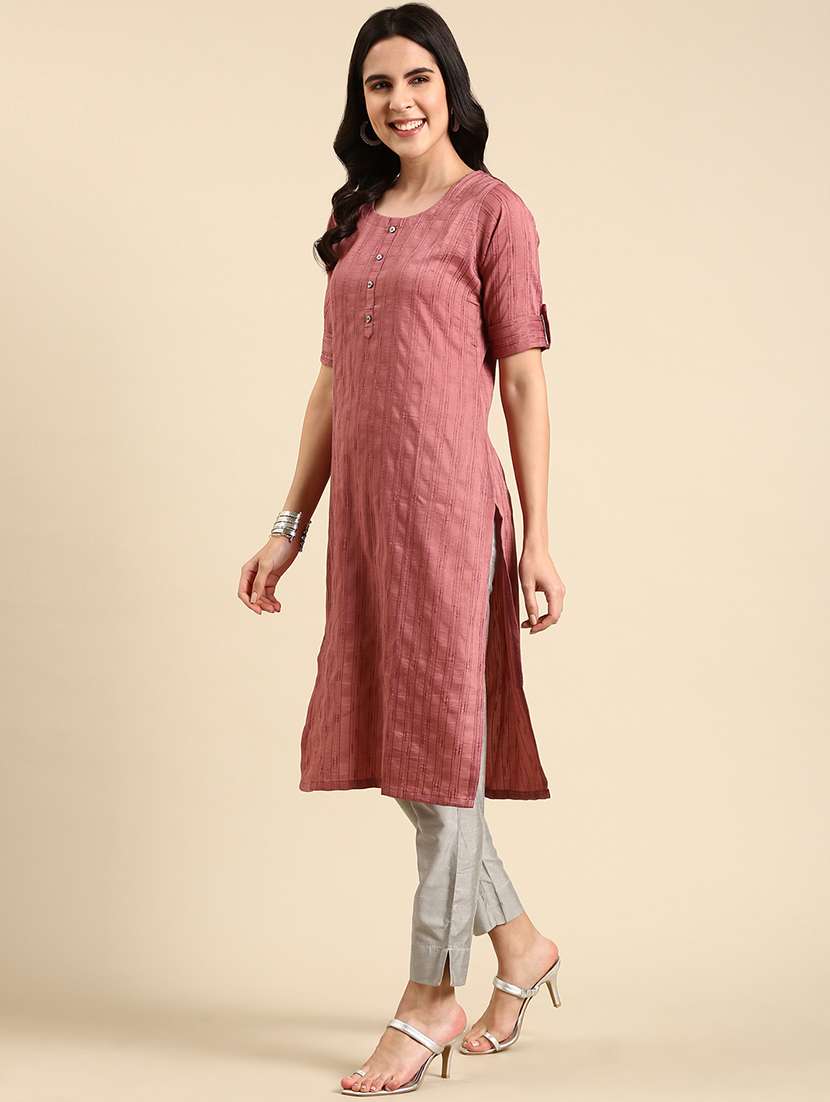 women's straight kurta - 19719234 -  Standard Image - 1