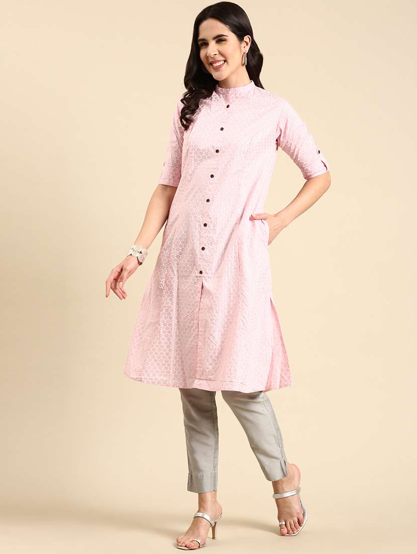 women's straight kurta - 19719243 -  Standard Image - 1