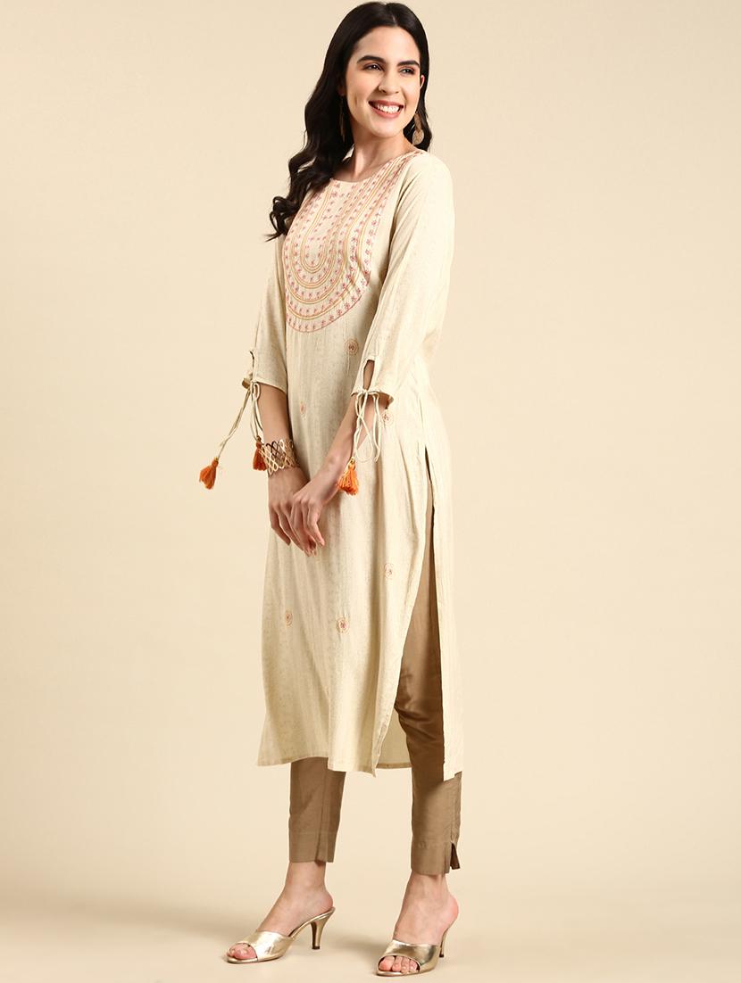 women's straight kurta - 19719244 -  Standard Image - 1