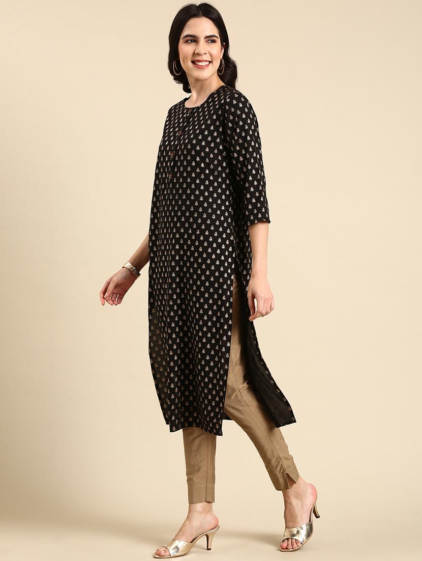 women's straight kurta - 19719247 -  Standard Image - 1