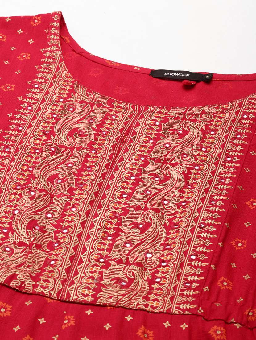 women's flared kurta - 19719251 -  Standard Image - 4