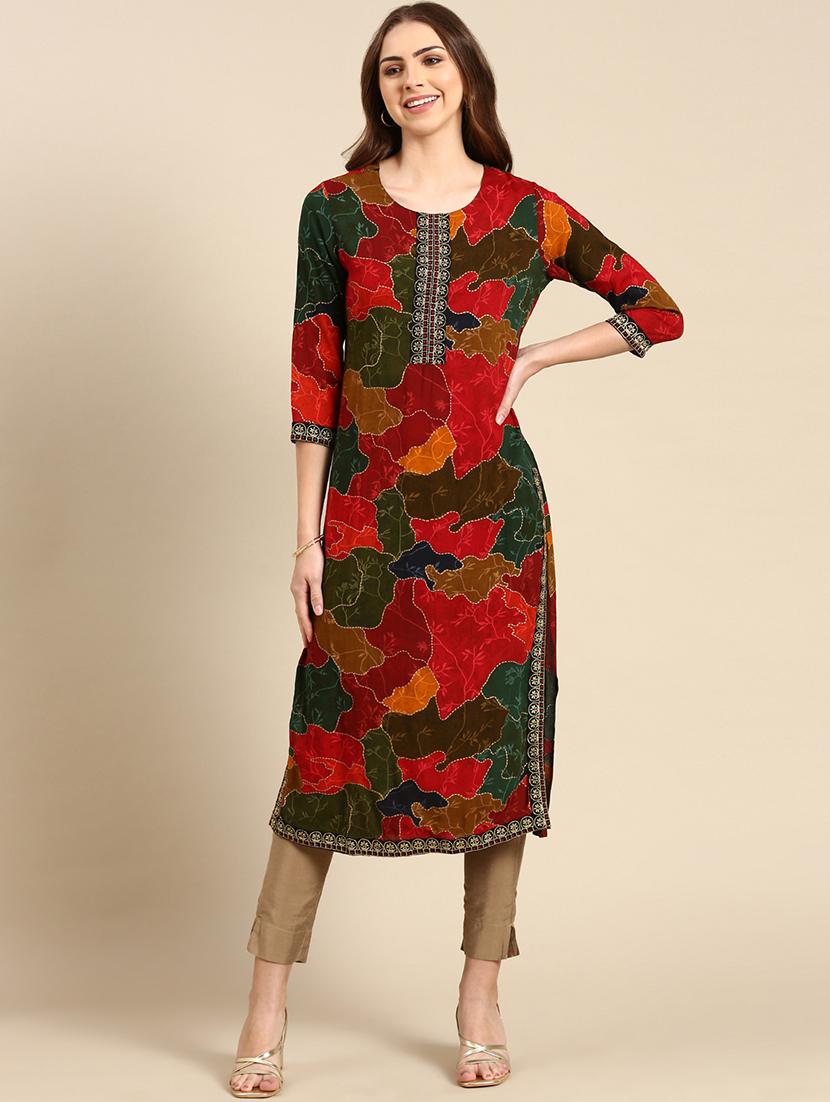 women's straight kurta