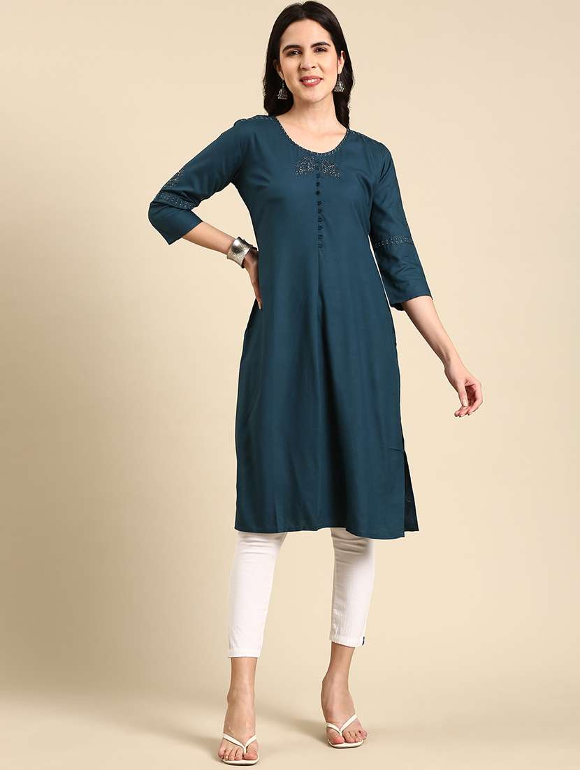 women's straight kurta