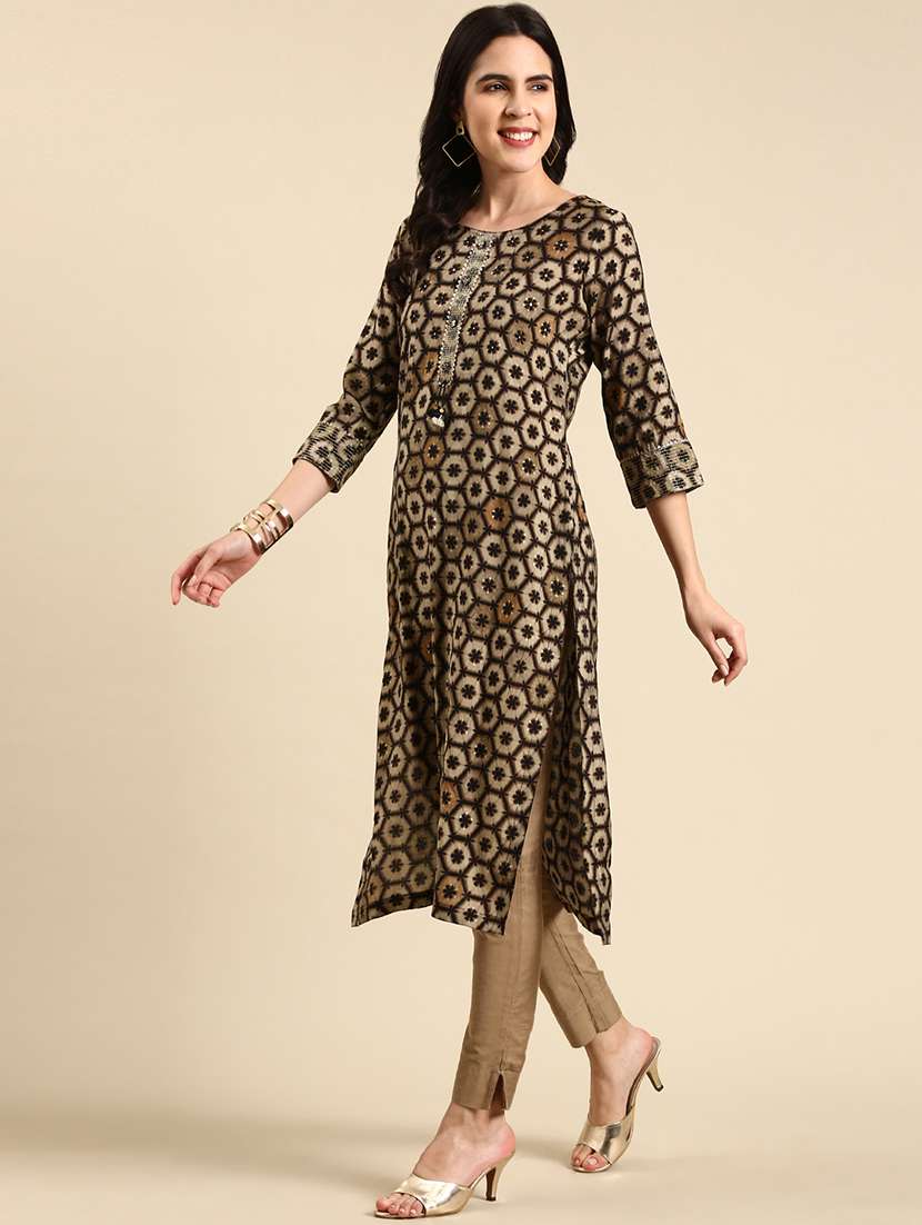 women's straight kurta - 19719283 -  Standard Image - 1