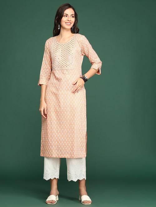 women's straight kurta - 19719300 - Standard Image - 0